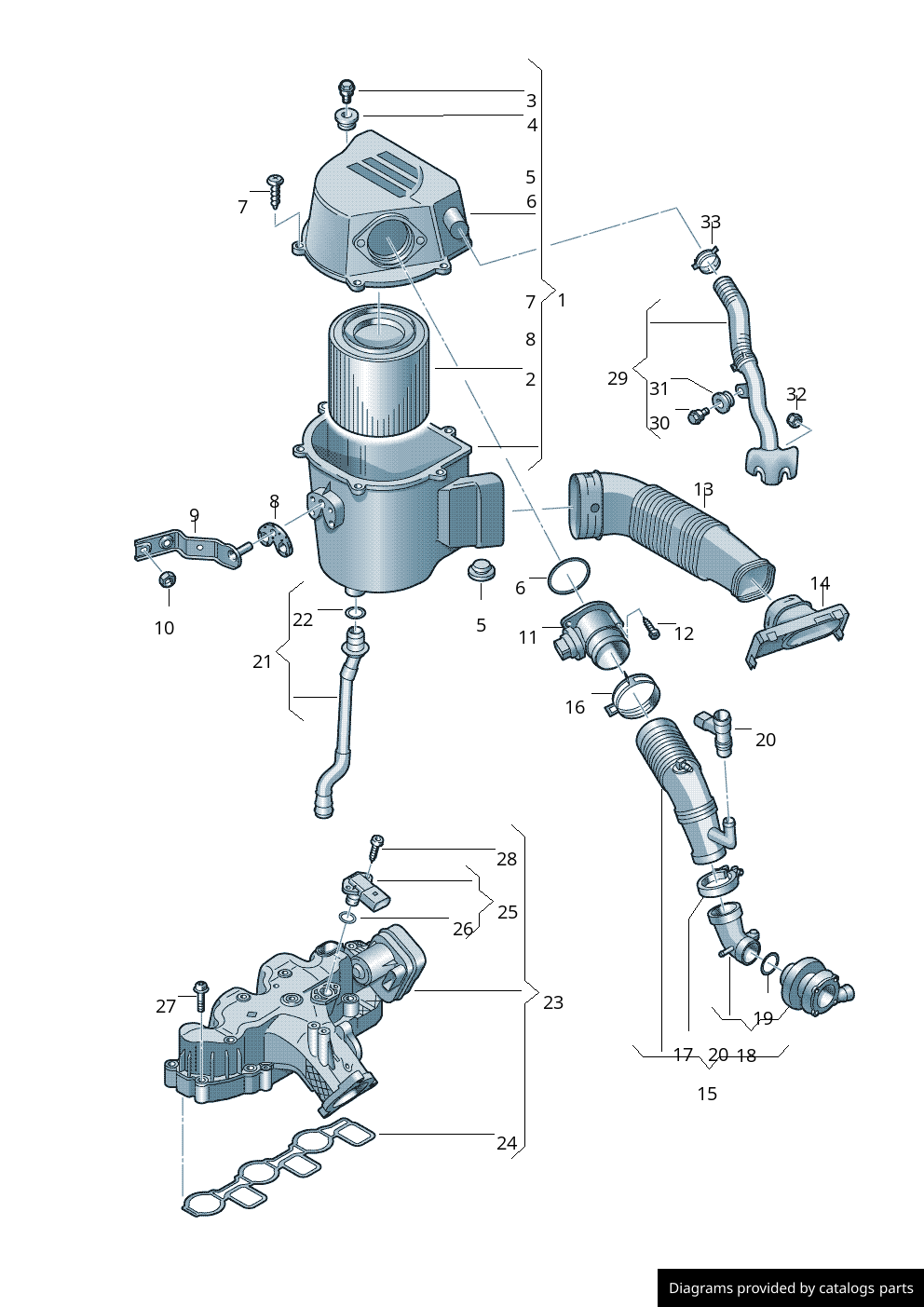 Car part diagram