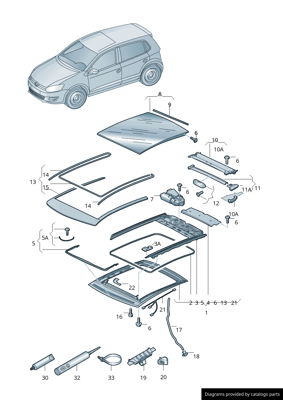 Car part diagram