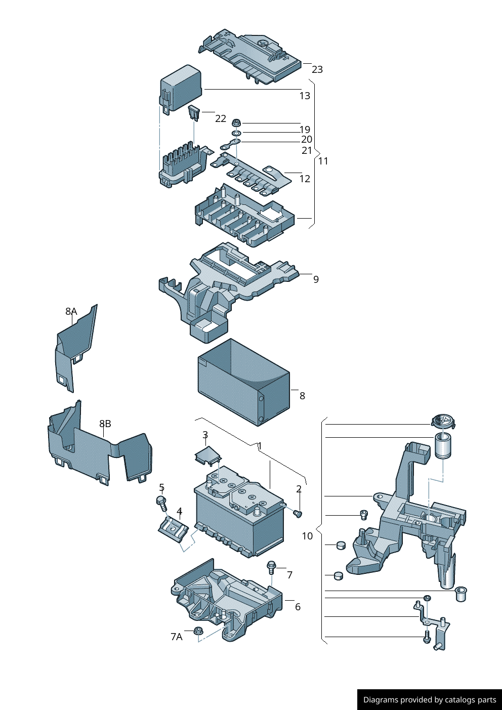 Car part diagram