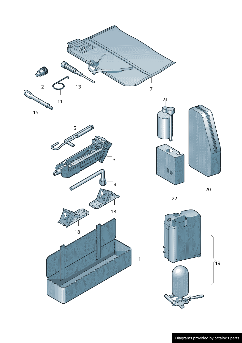 Car part diagram