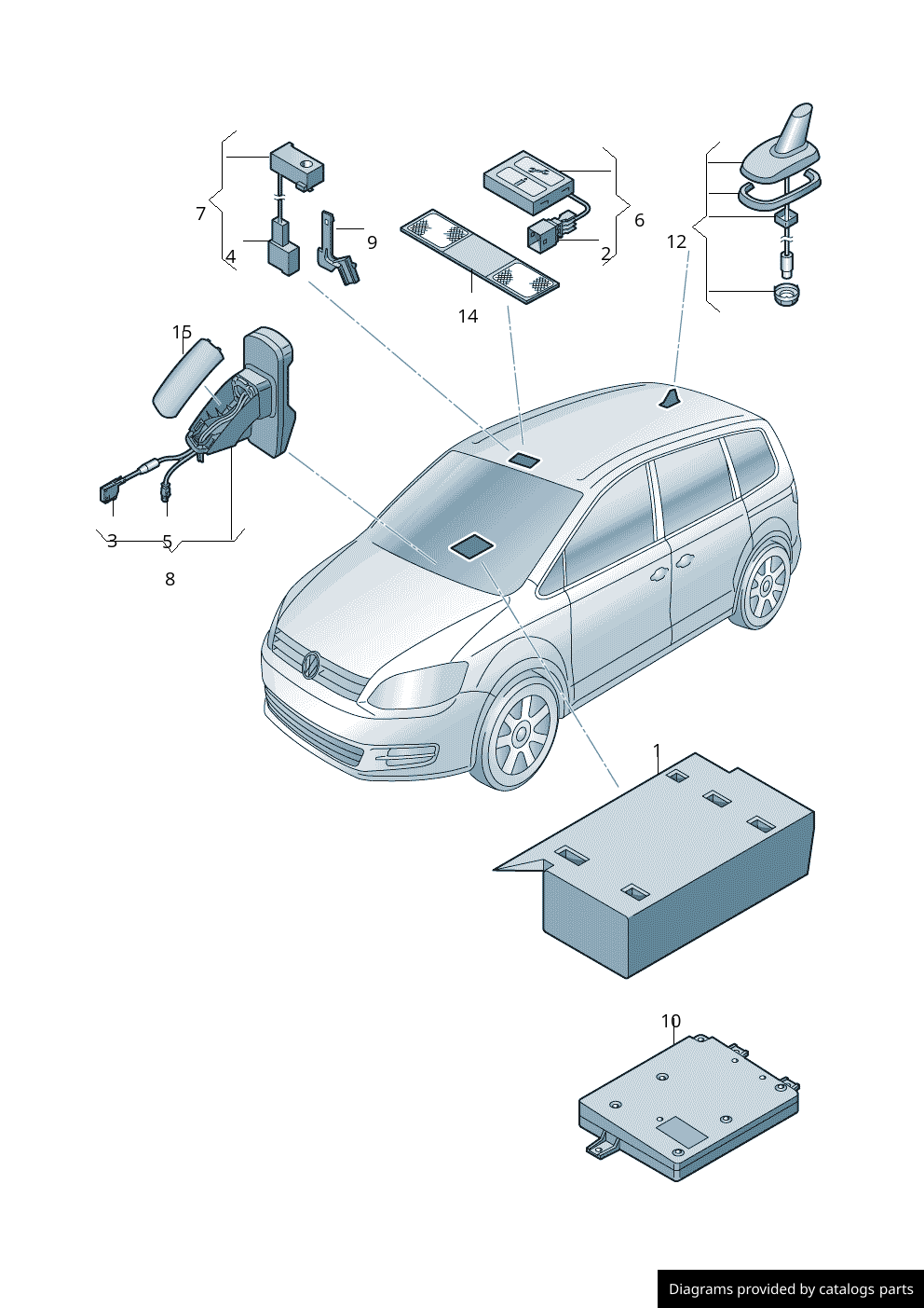 Car part diagram