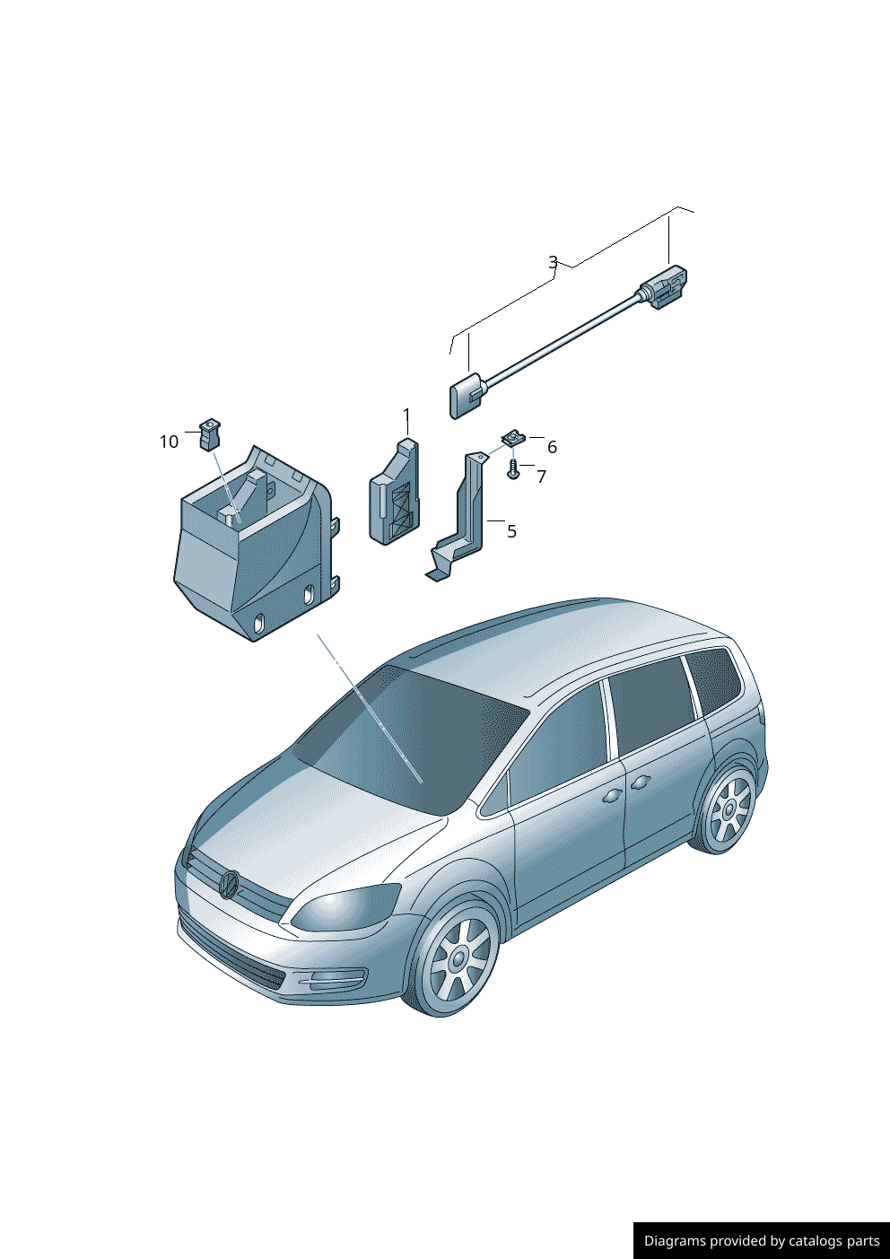 Car part diagram