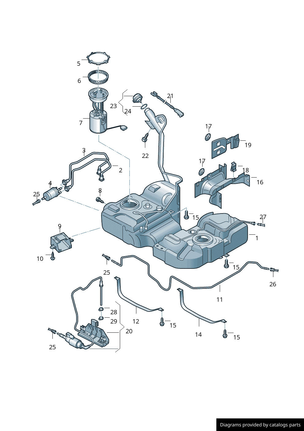 Car part diagram