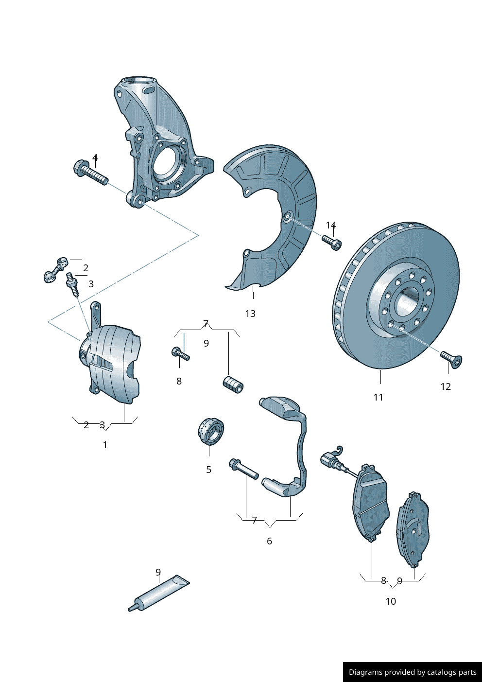 Car part diagram