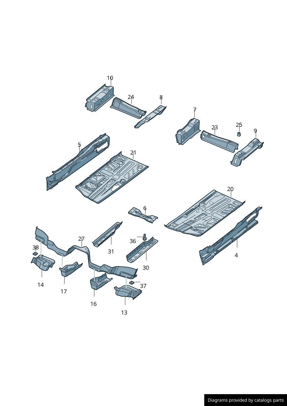 Car part diagram