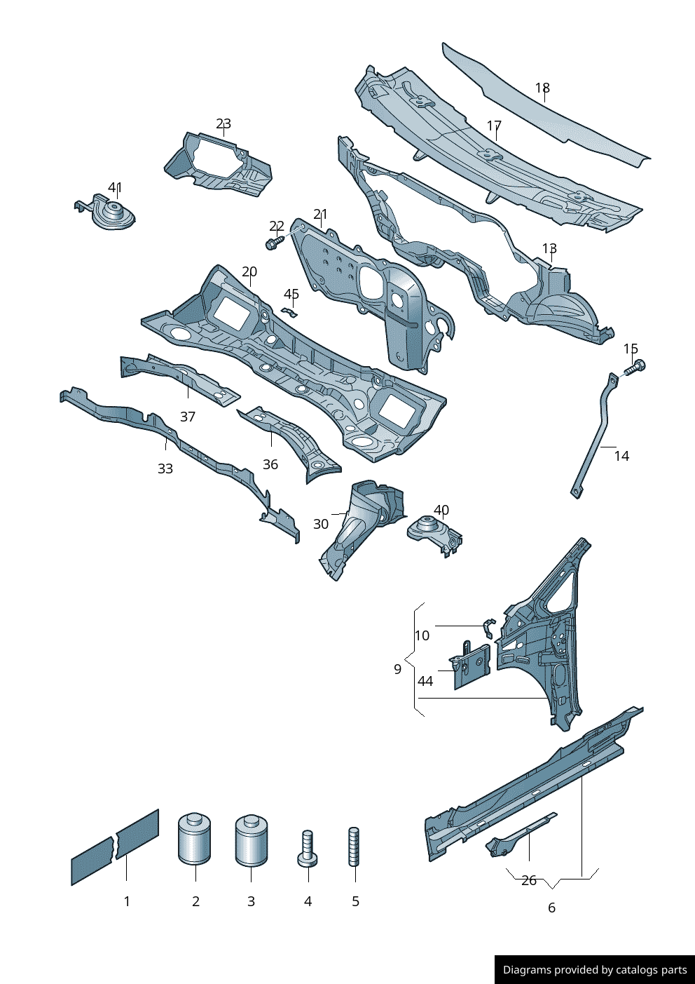 Car part diagram