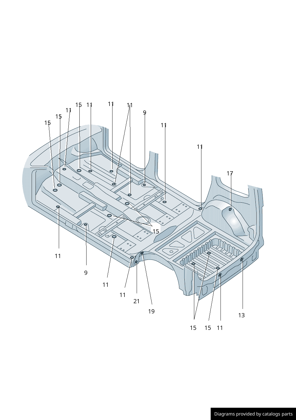 Car part diagram