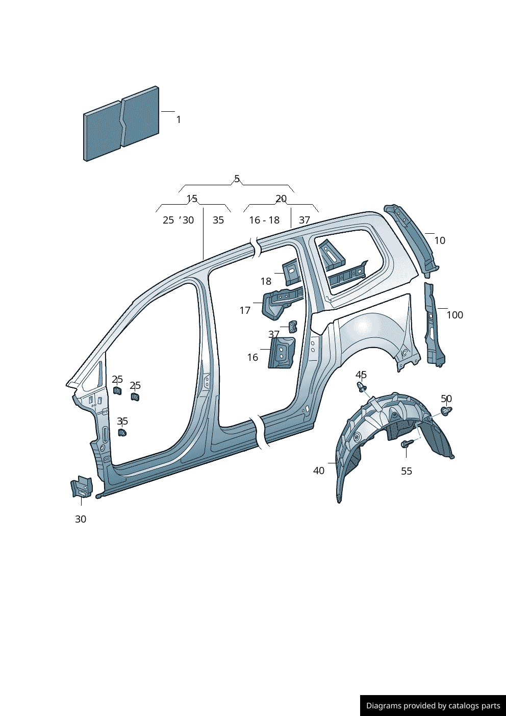 Car part diagram
