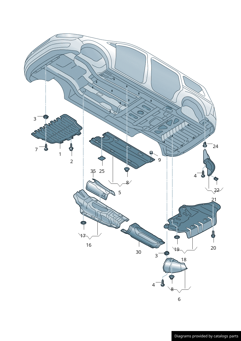 Car part diagram