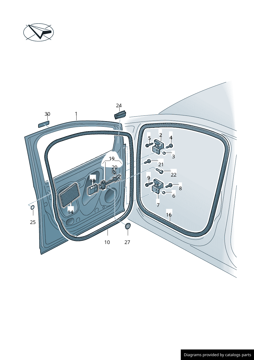 Car part diagram