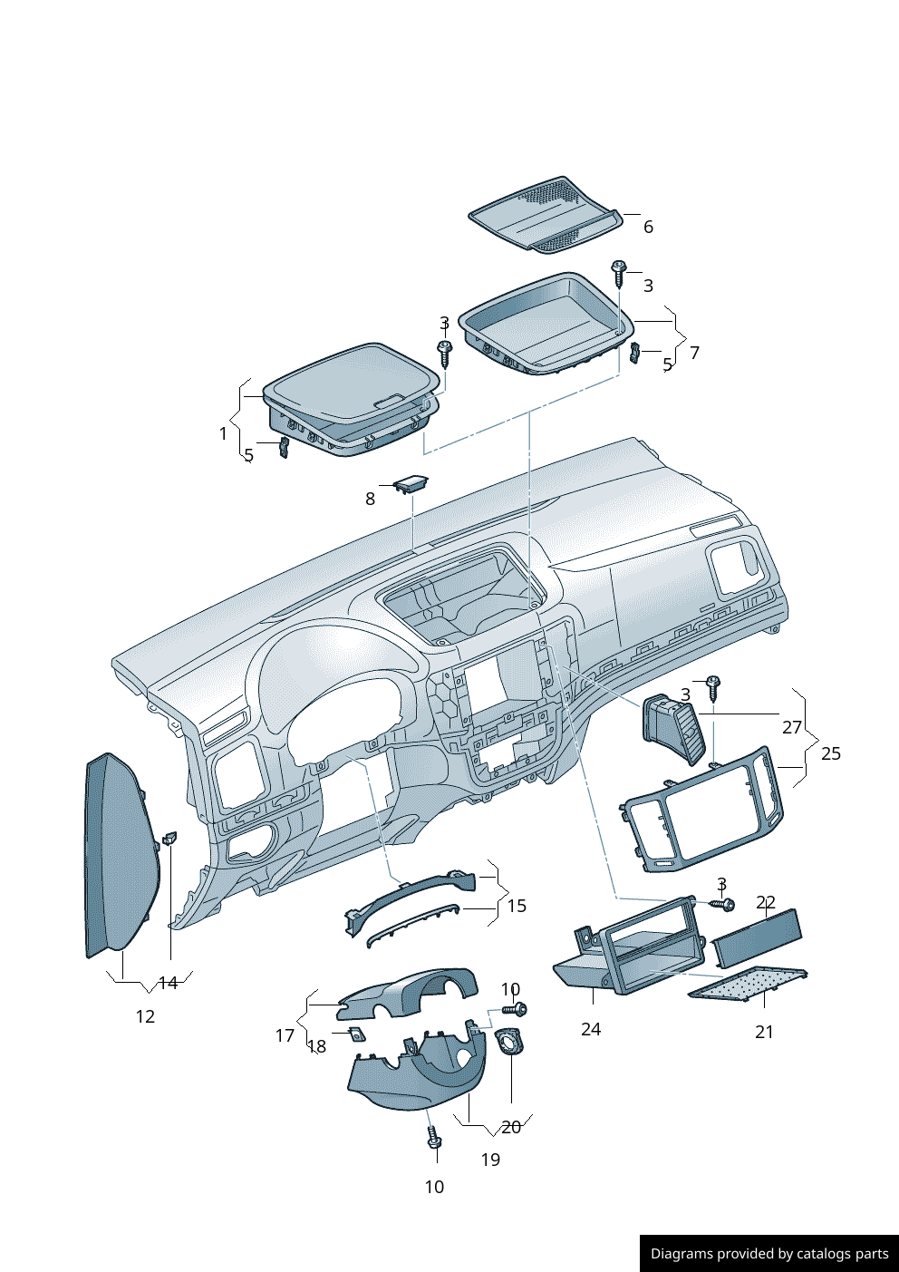 Car part diagram