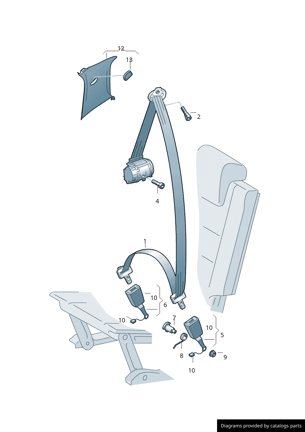 Car part diagram