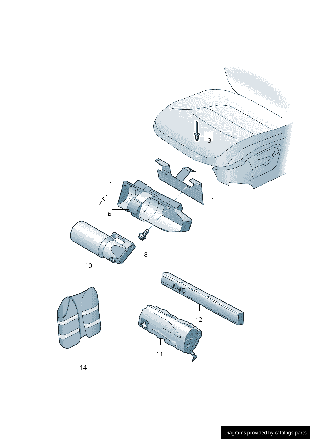 Car part diagram