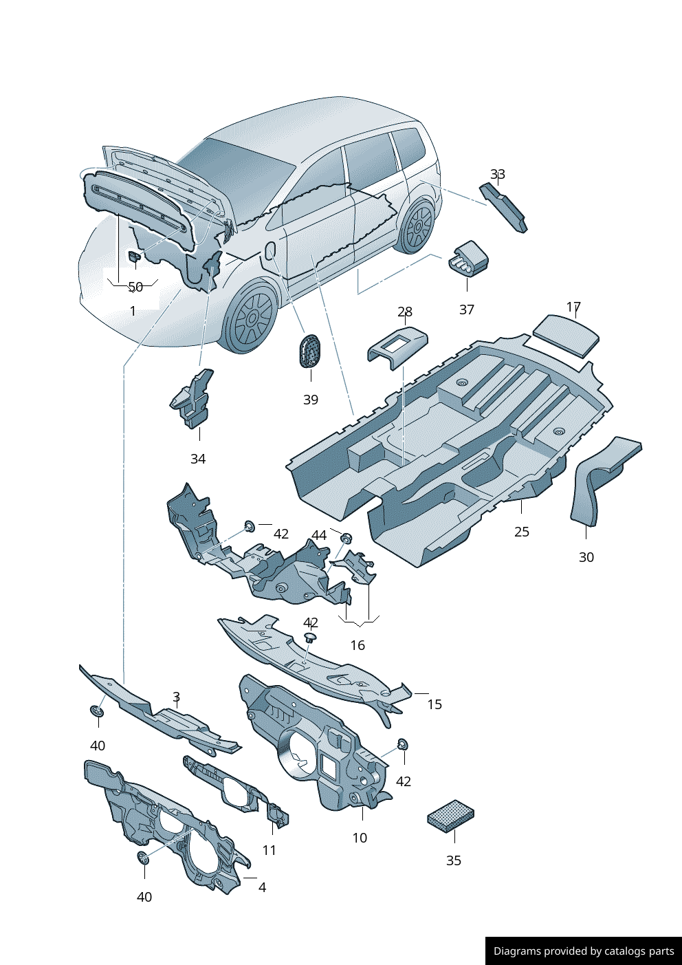 Car part diagram