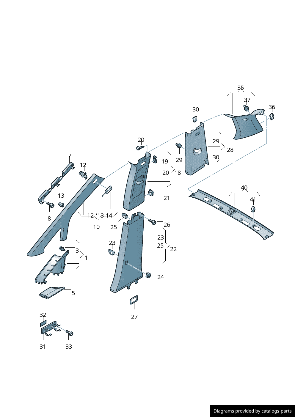 Car part diagram