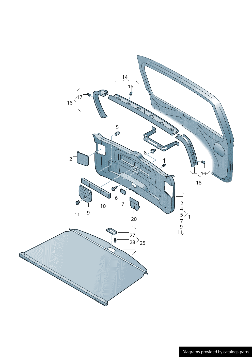 Car part diagram