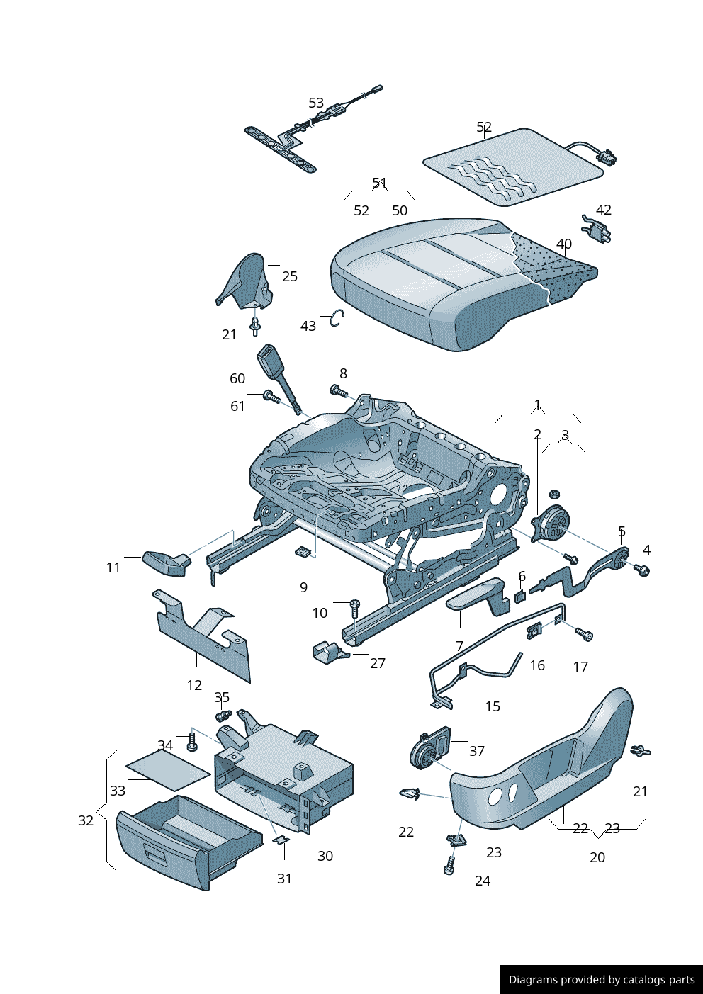 Car part diagram