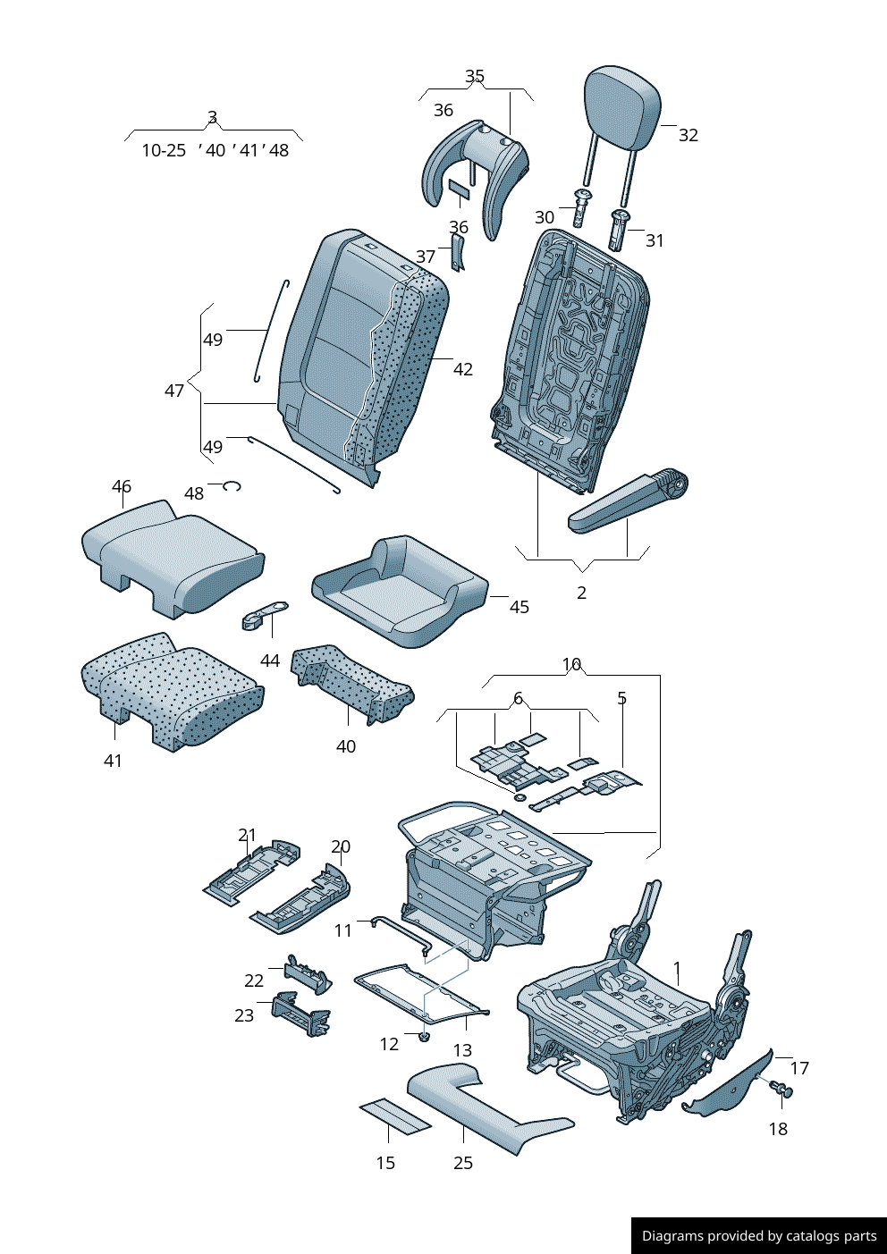 Car part diagram