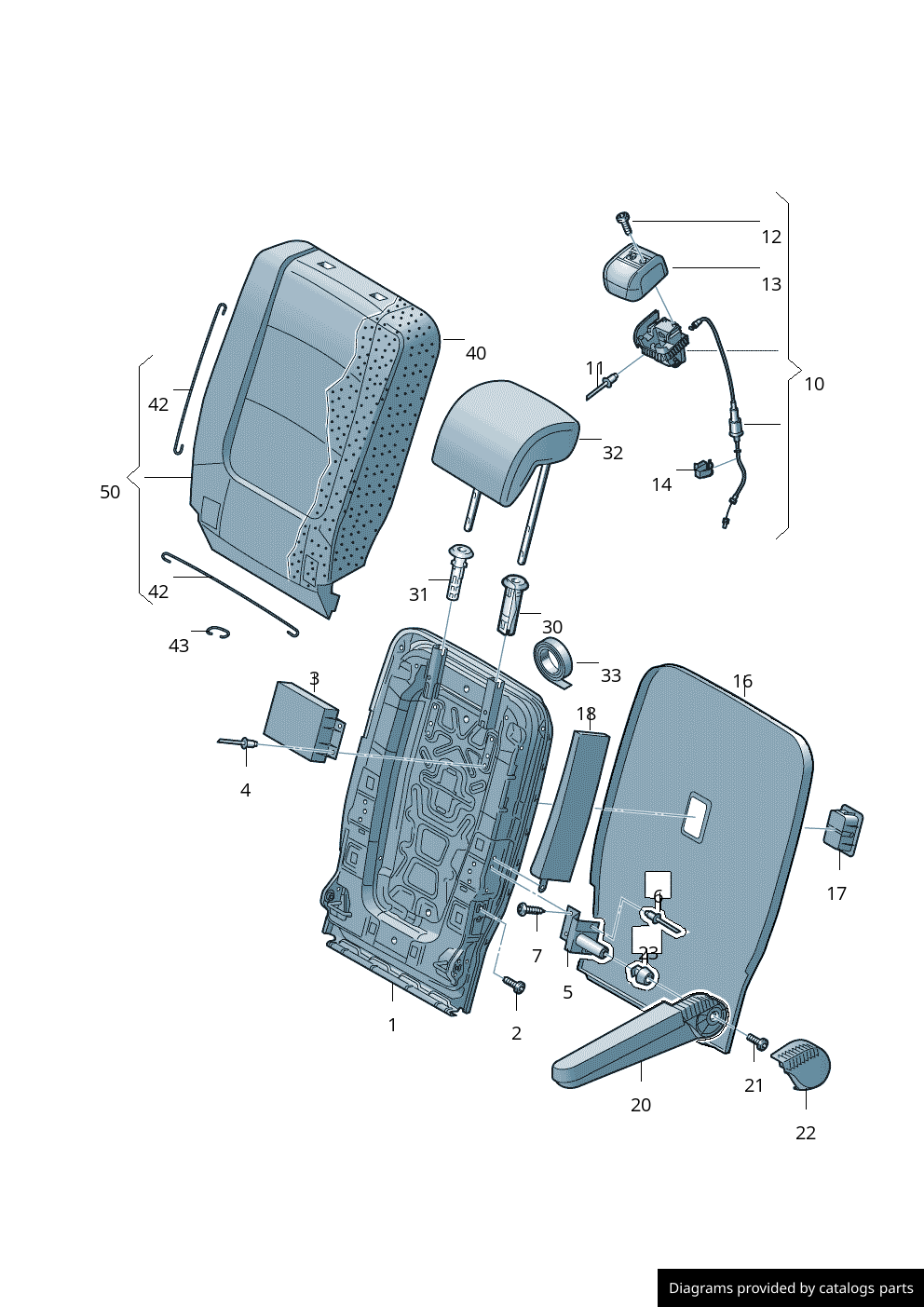 Car part diagram
