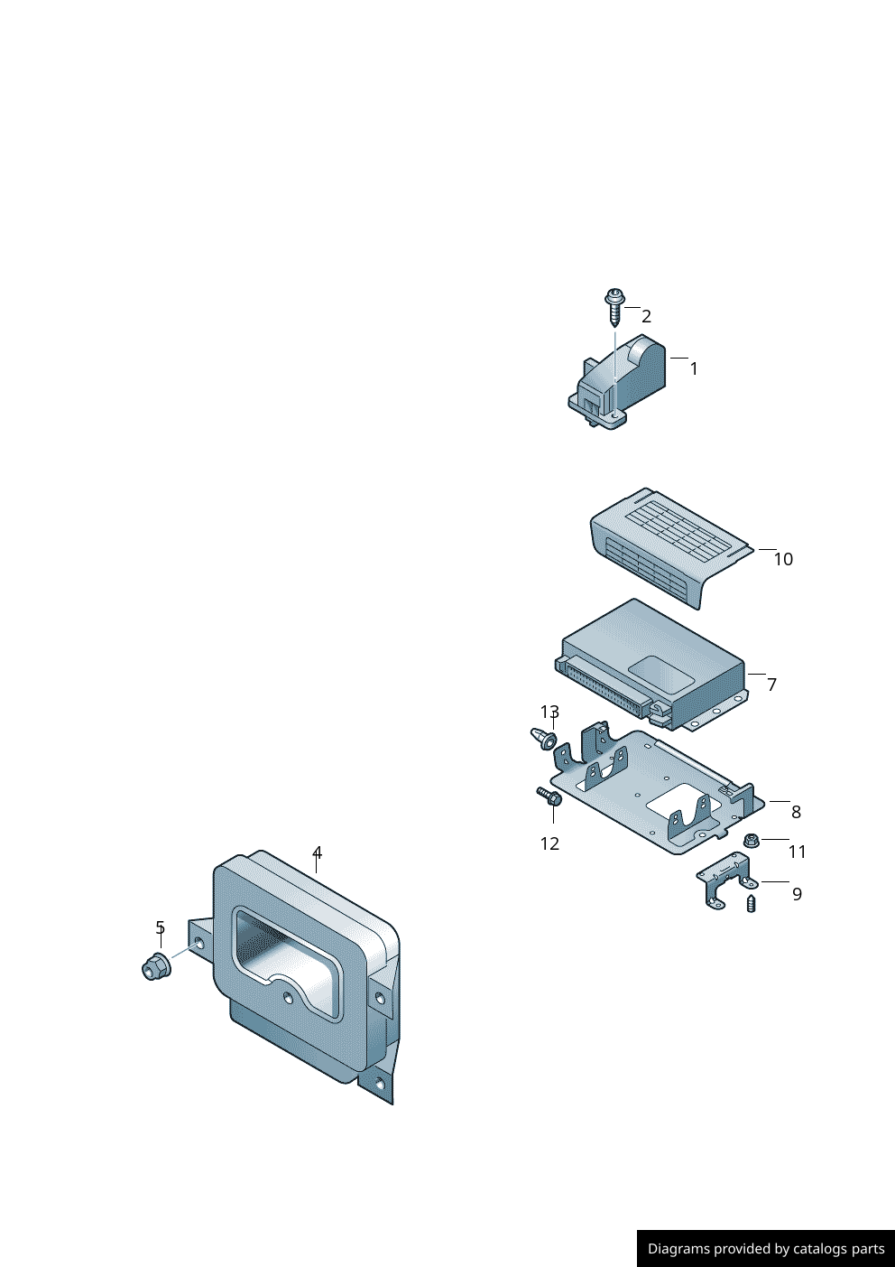 Volkswagen / Audi / Seat Control Unit For ElectroMechanical Parking