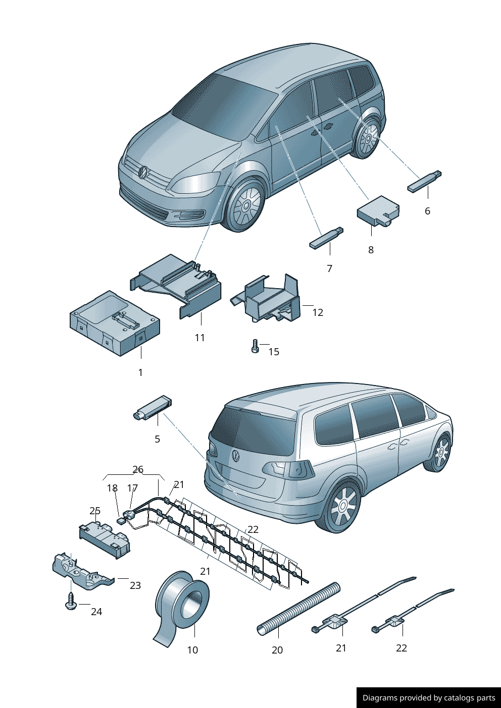 Car part diagram
