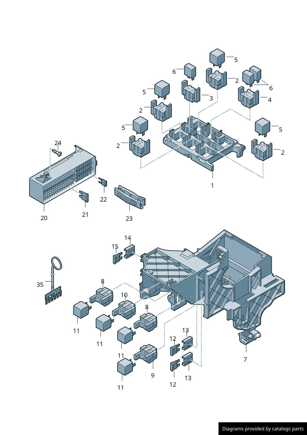 Car part diagram