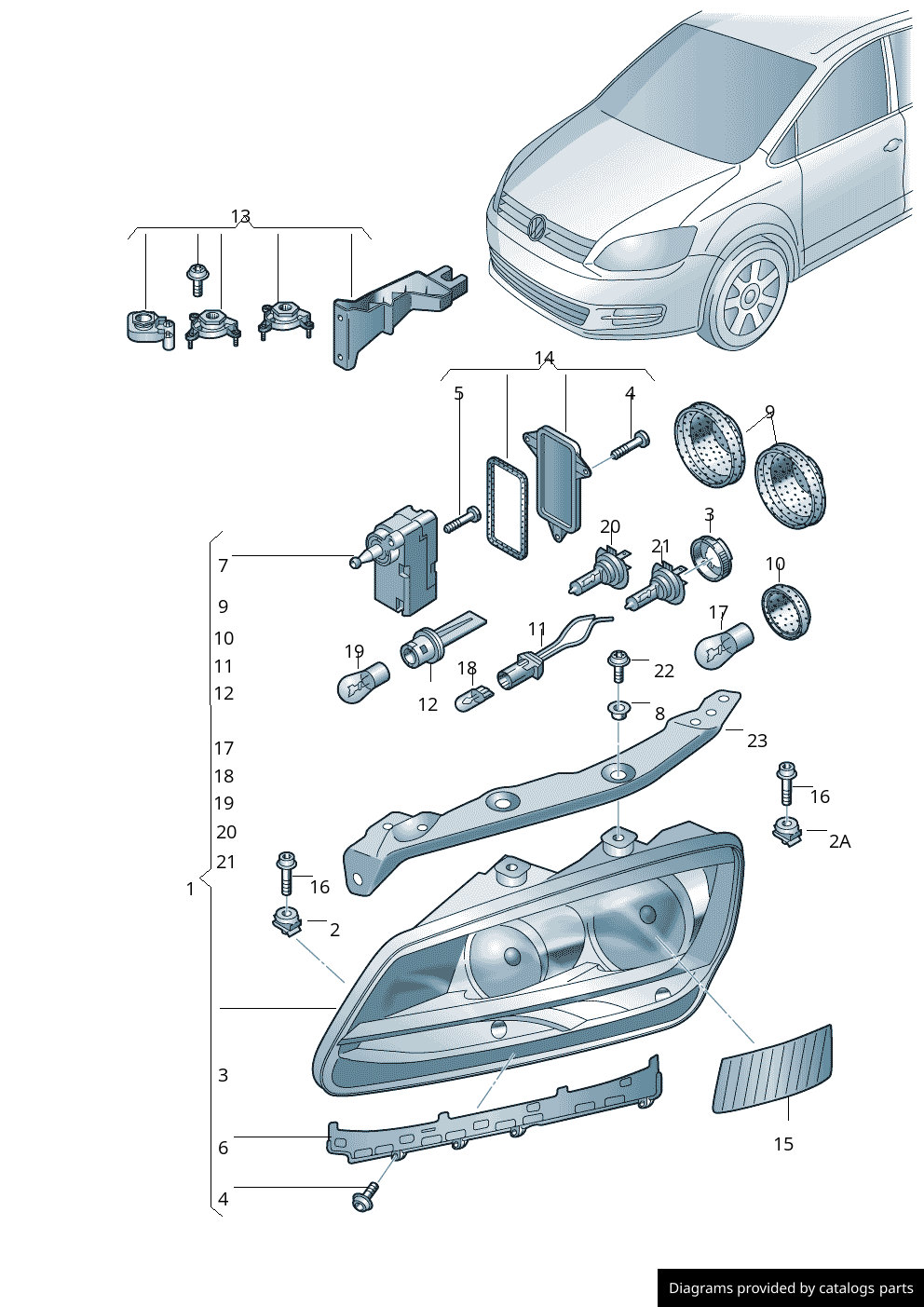Car part diagram