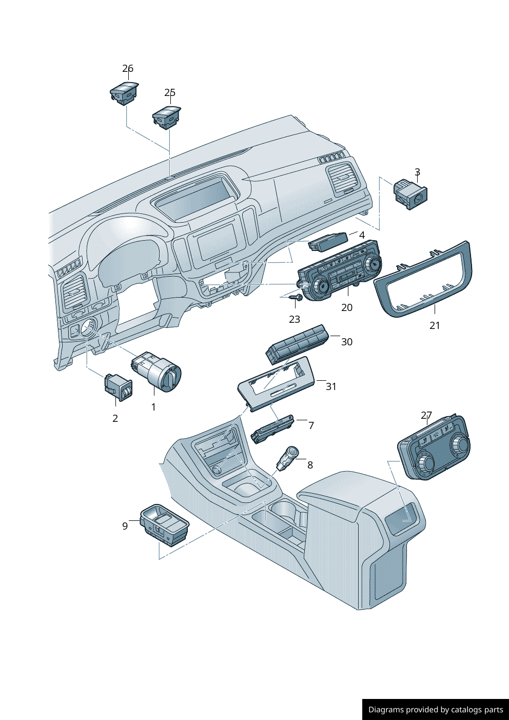 Car part diagram