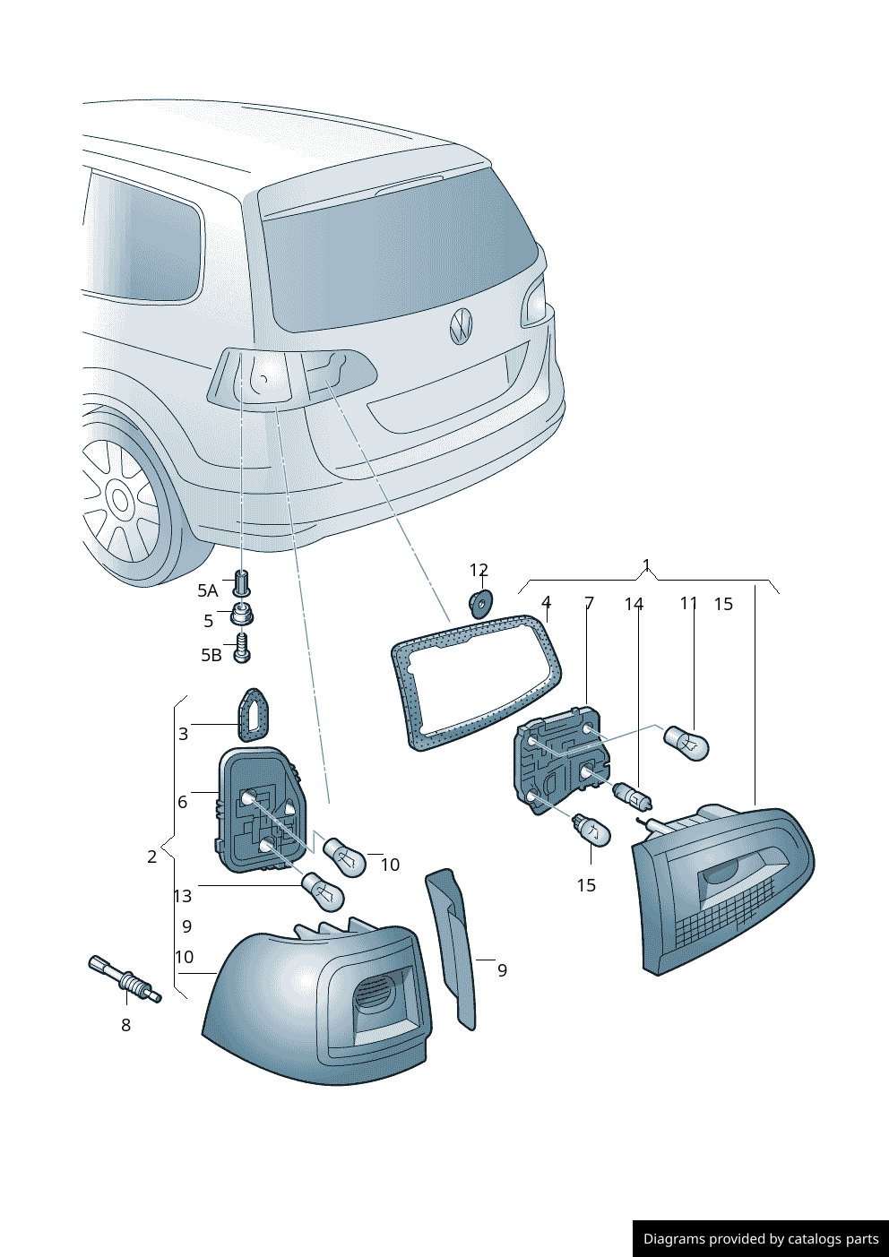 Car part diagram