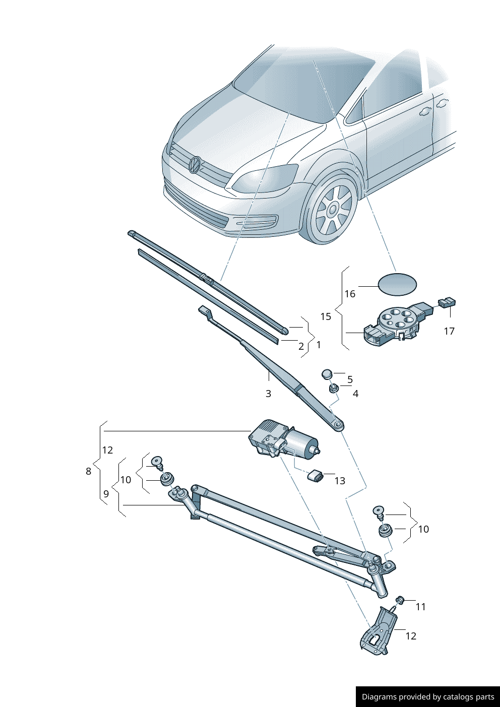Car part diagram