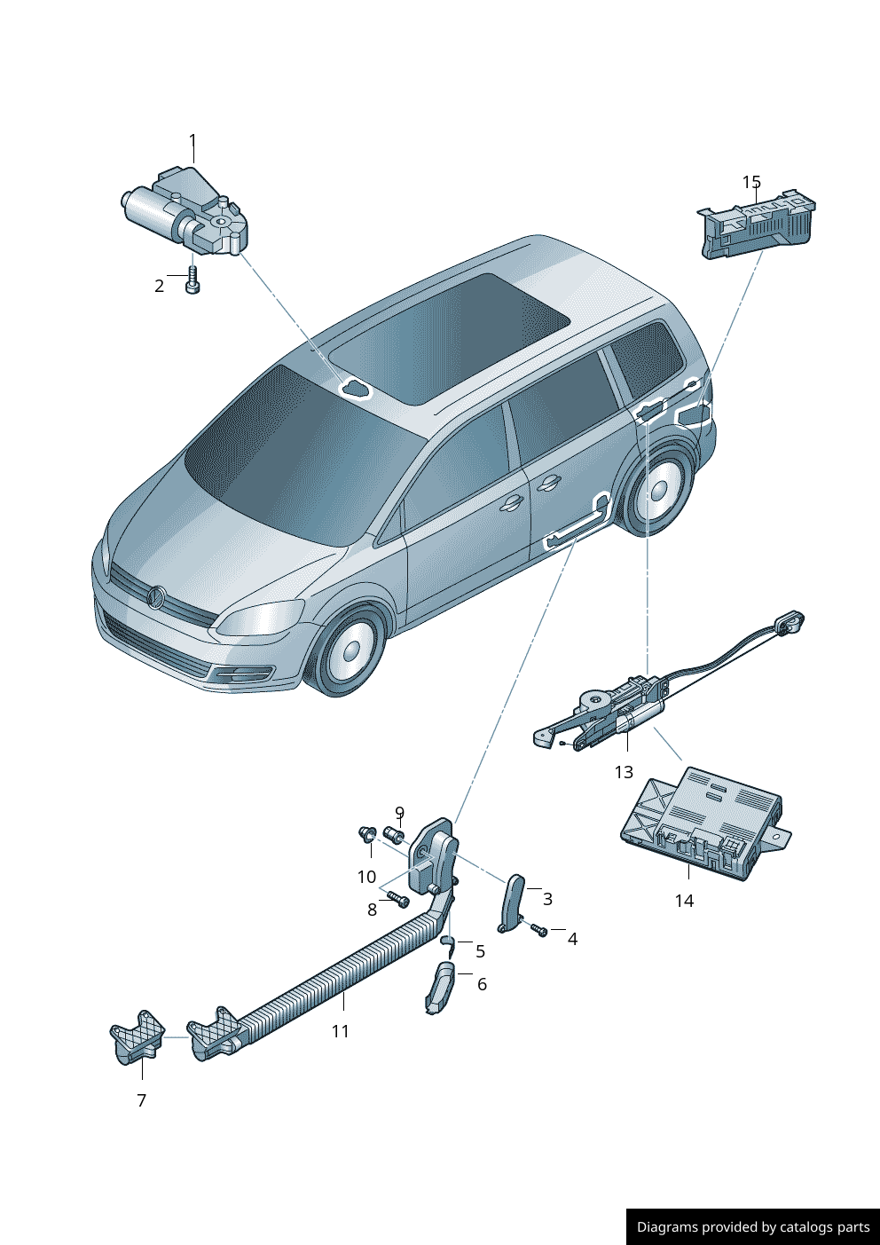 Car part diagram