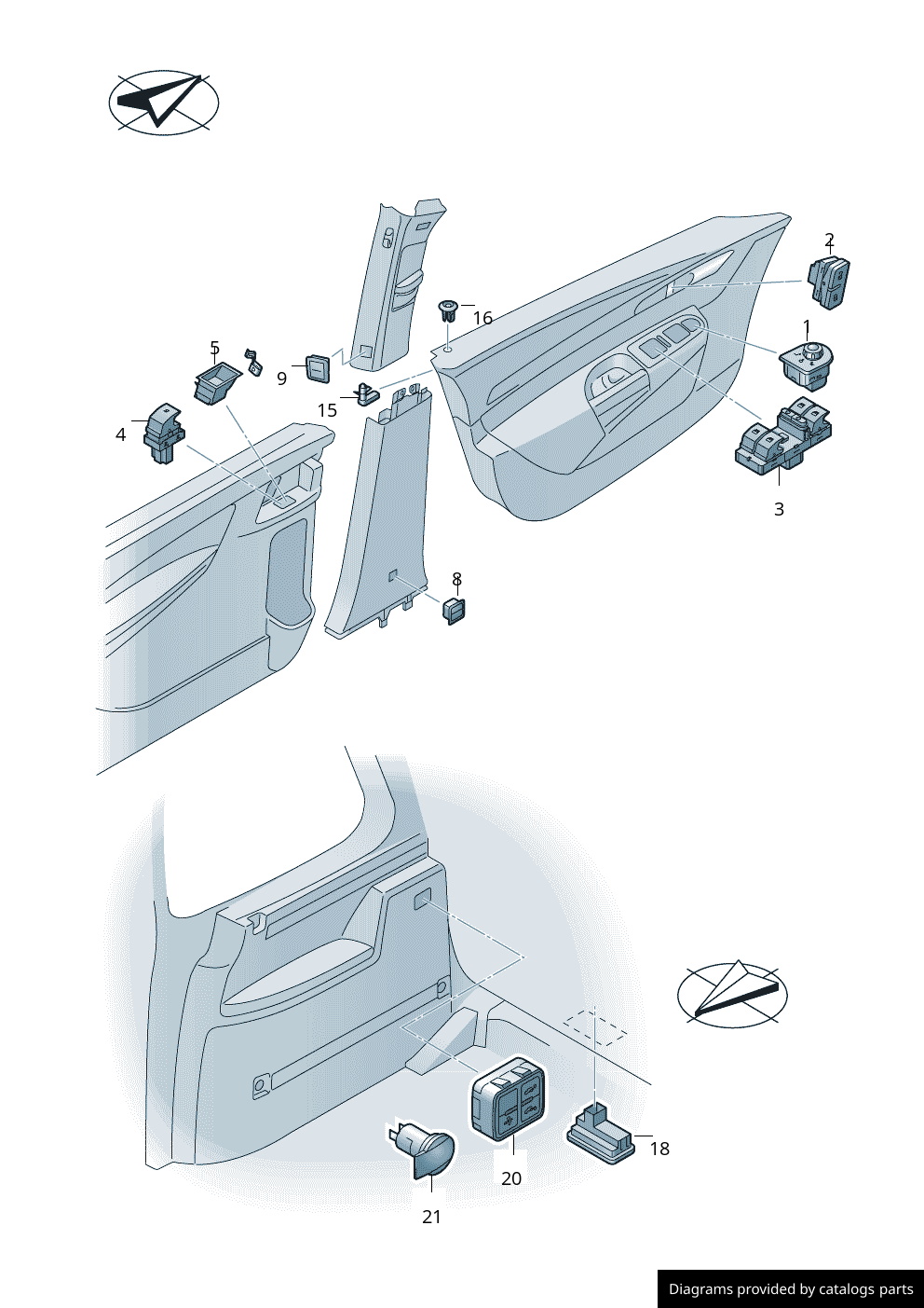 Car part diagram