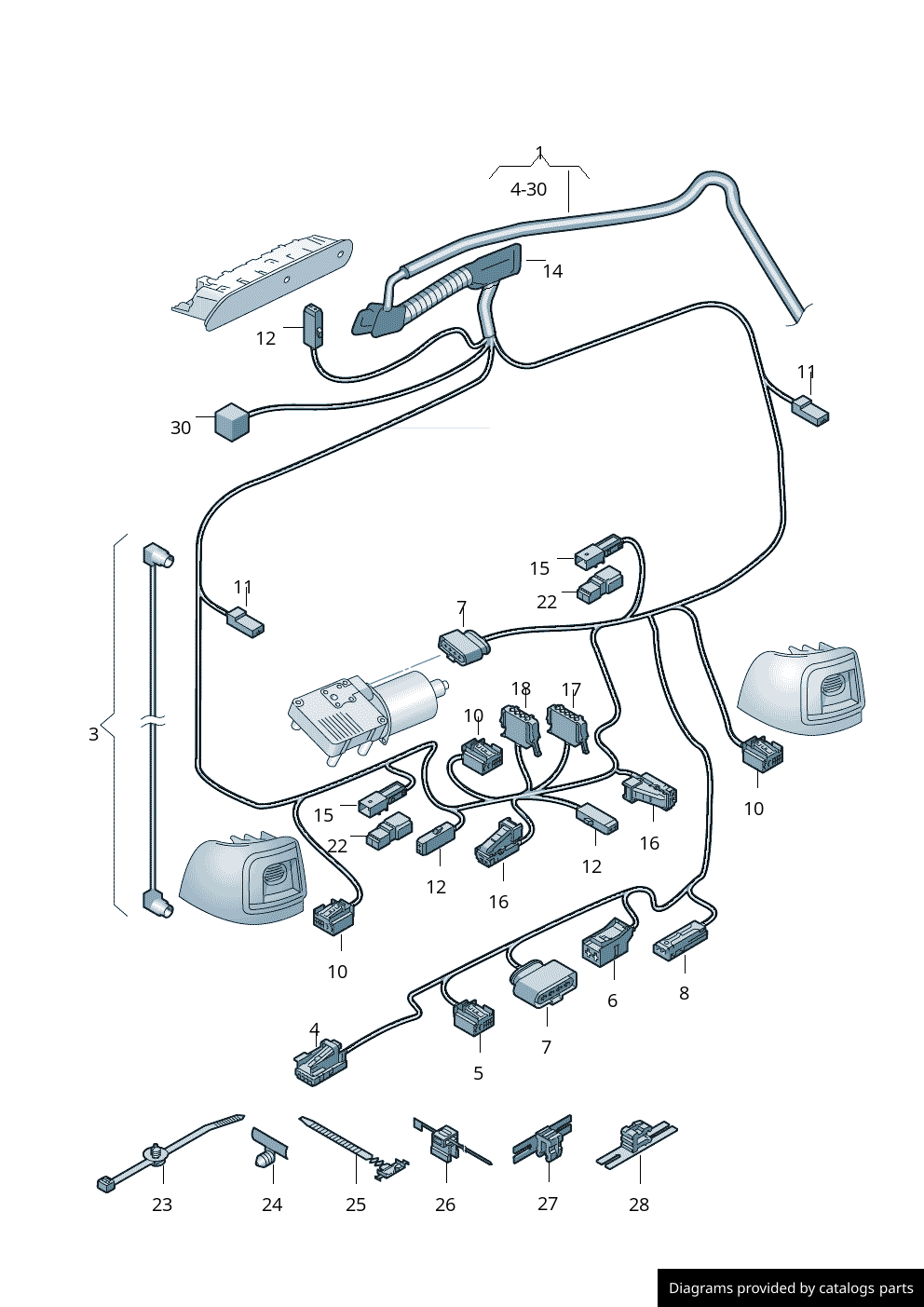 Car part diagram