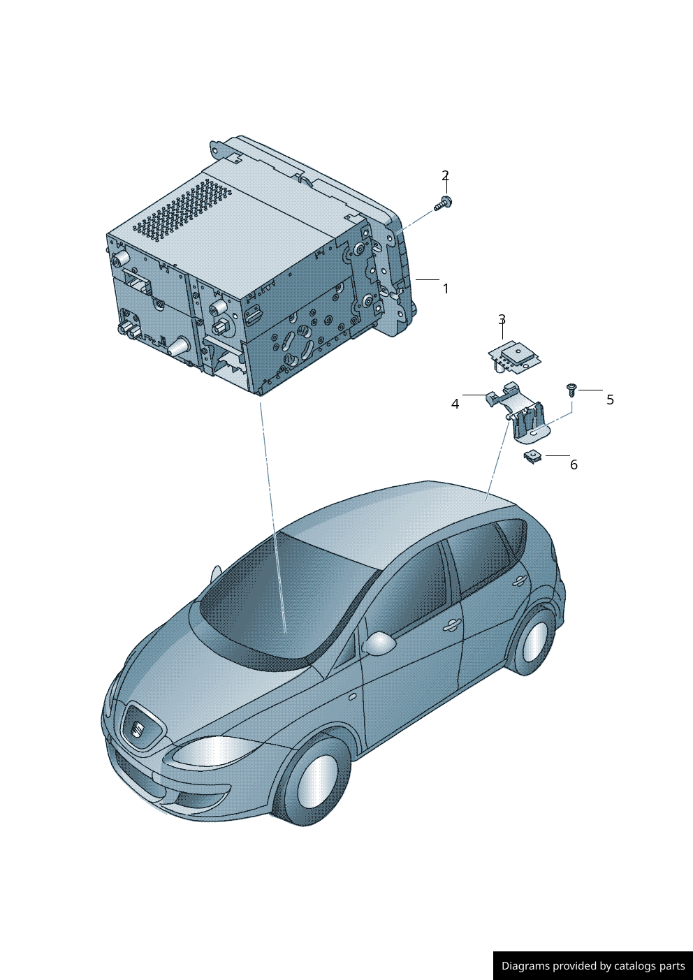 Car part diagram