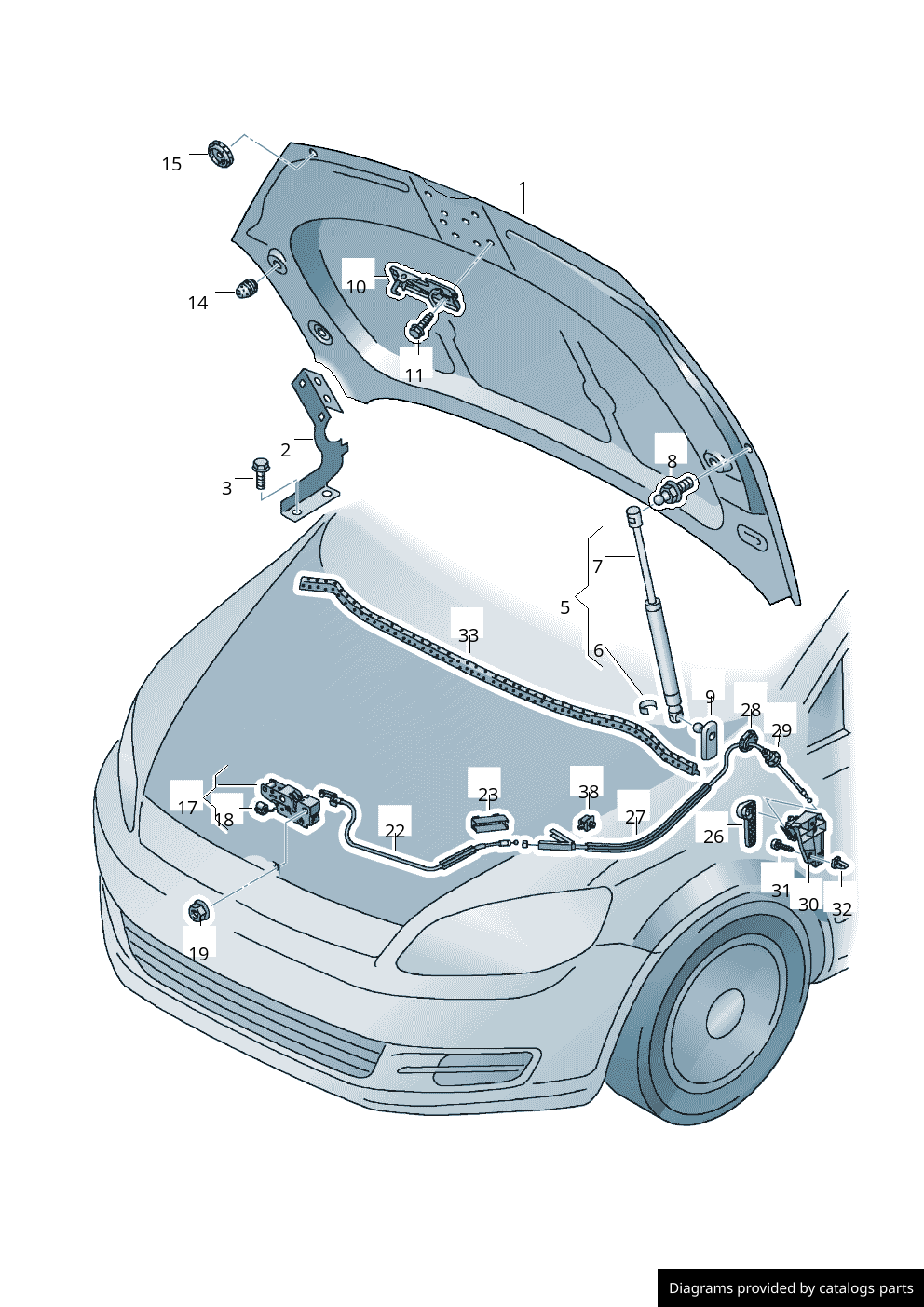 Car part diagram
