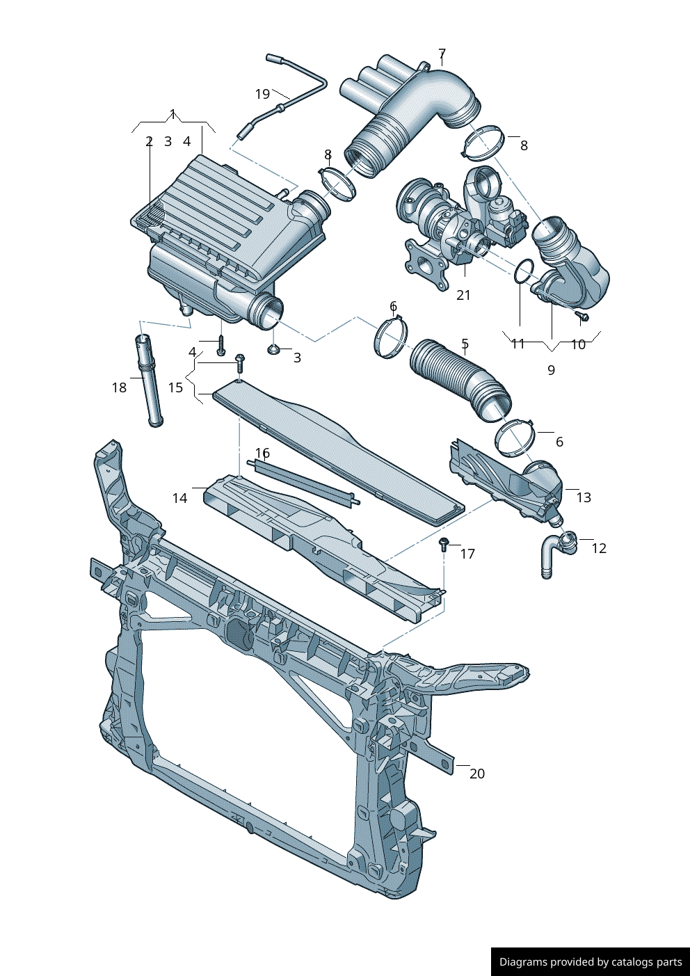 Car part diagram