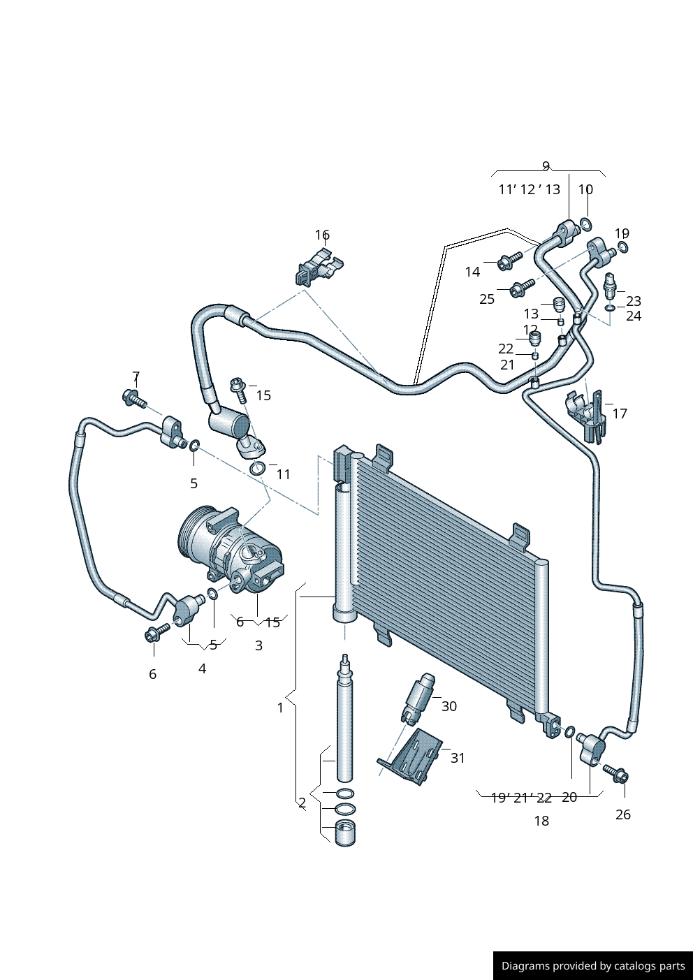 Car part diagram