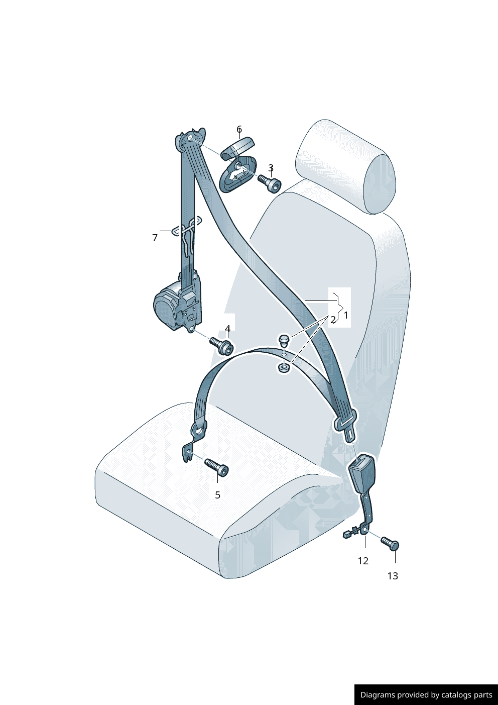 Car part diagram