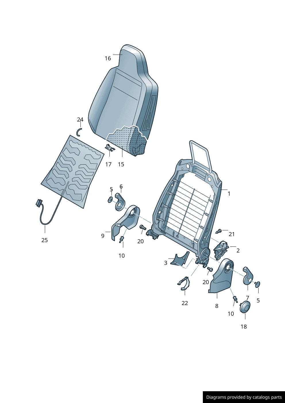 Car part diagram