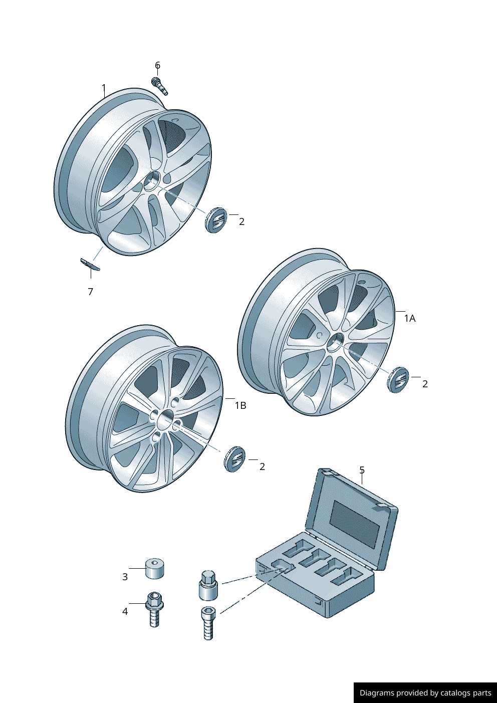 Car part diagram