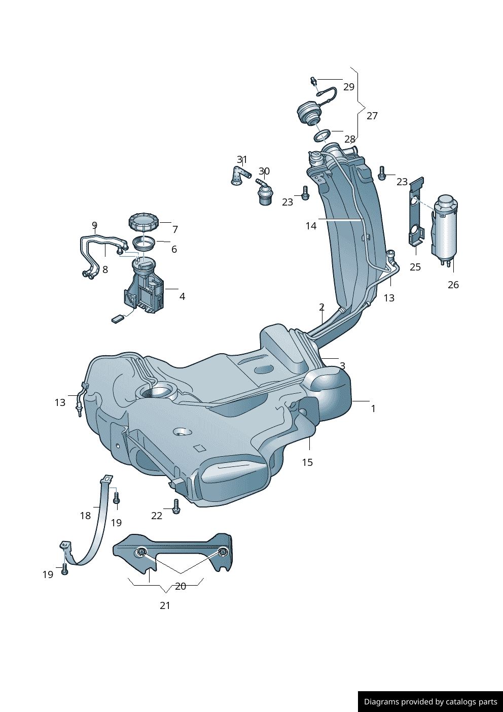 Car part diagram