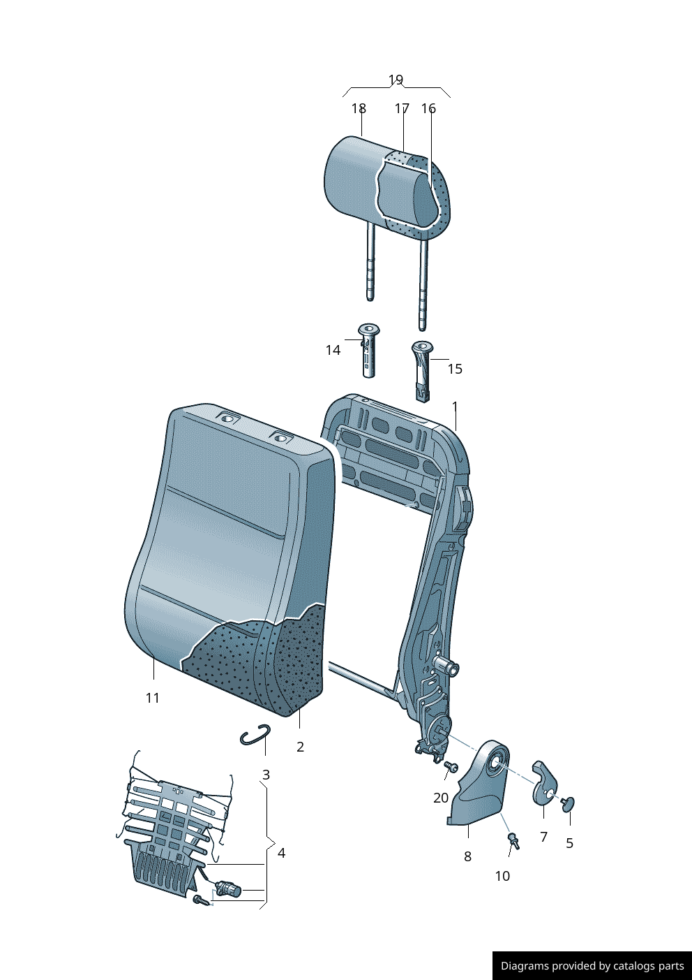 Car part diagram