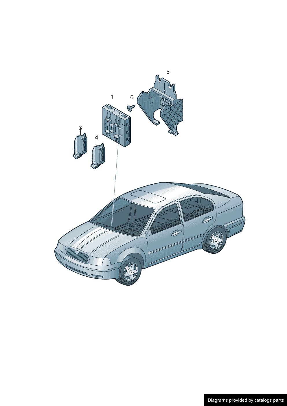 Car part diagram