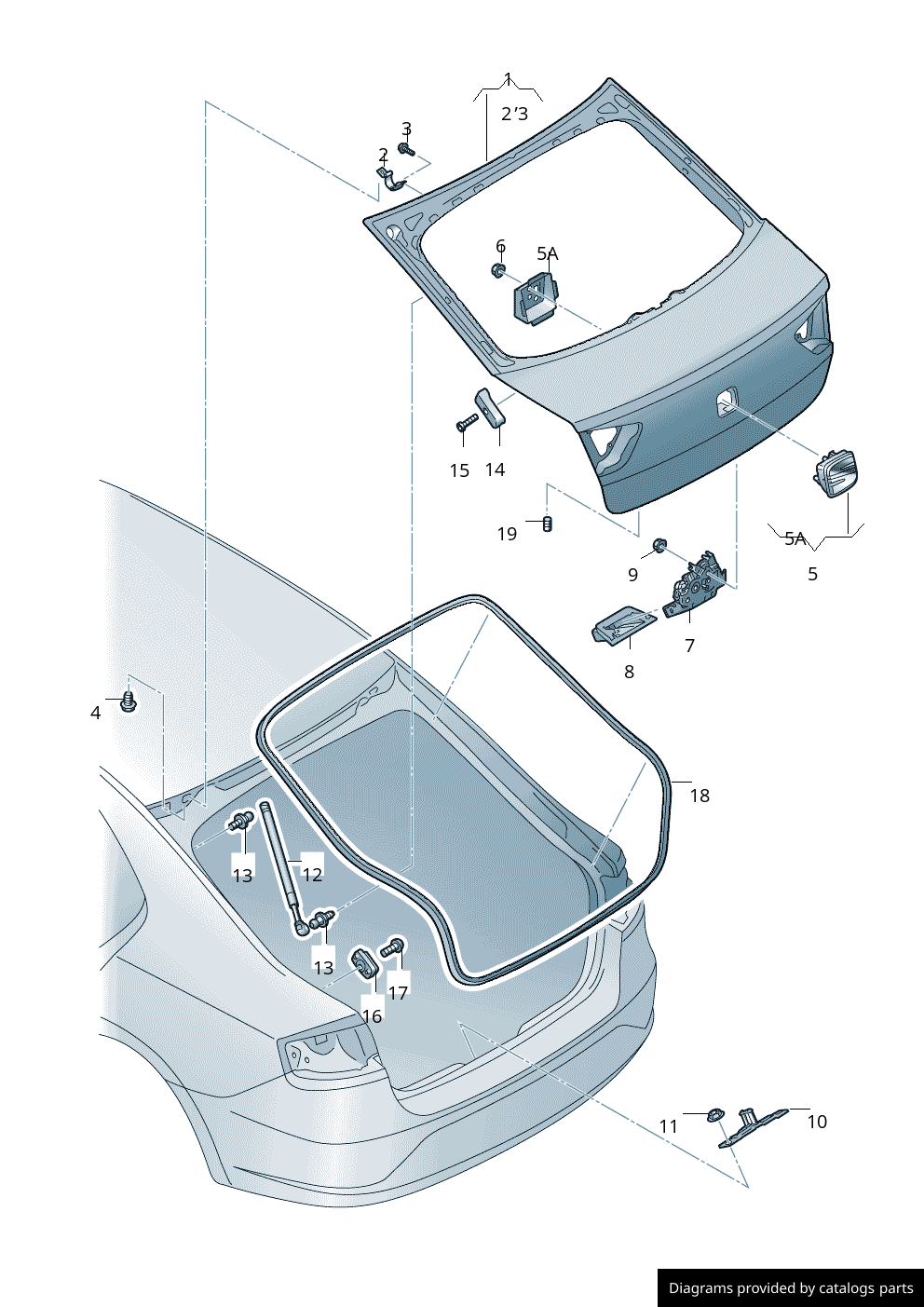 Car part diagram