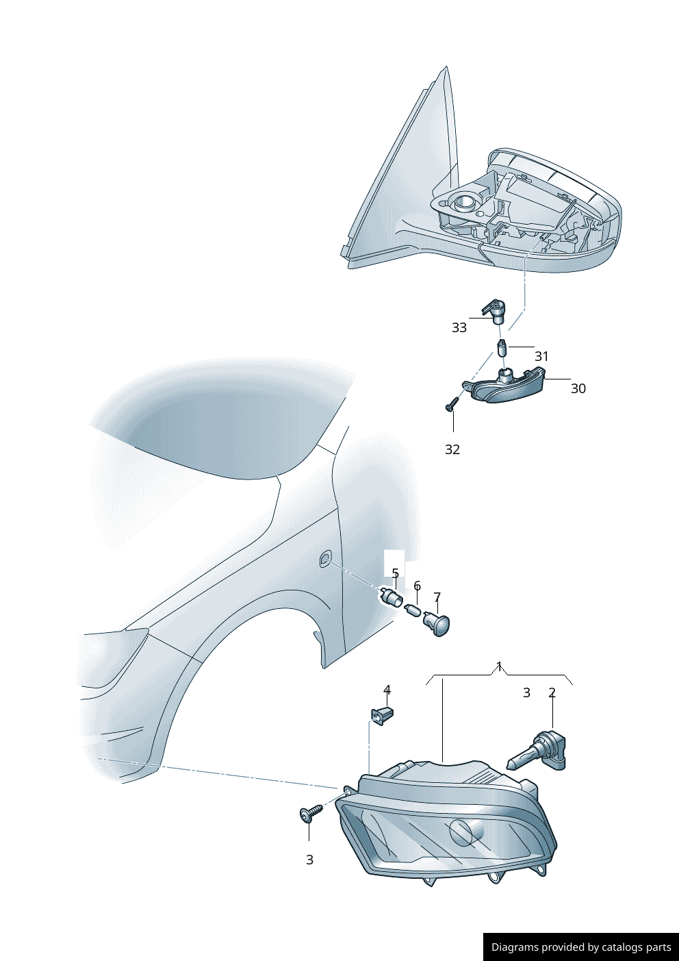 Car part diagram