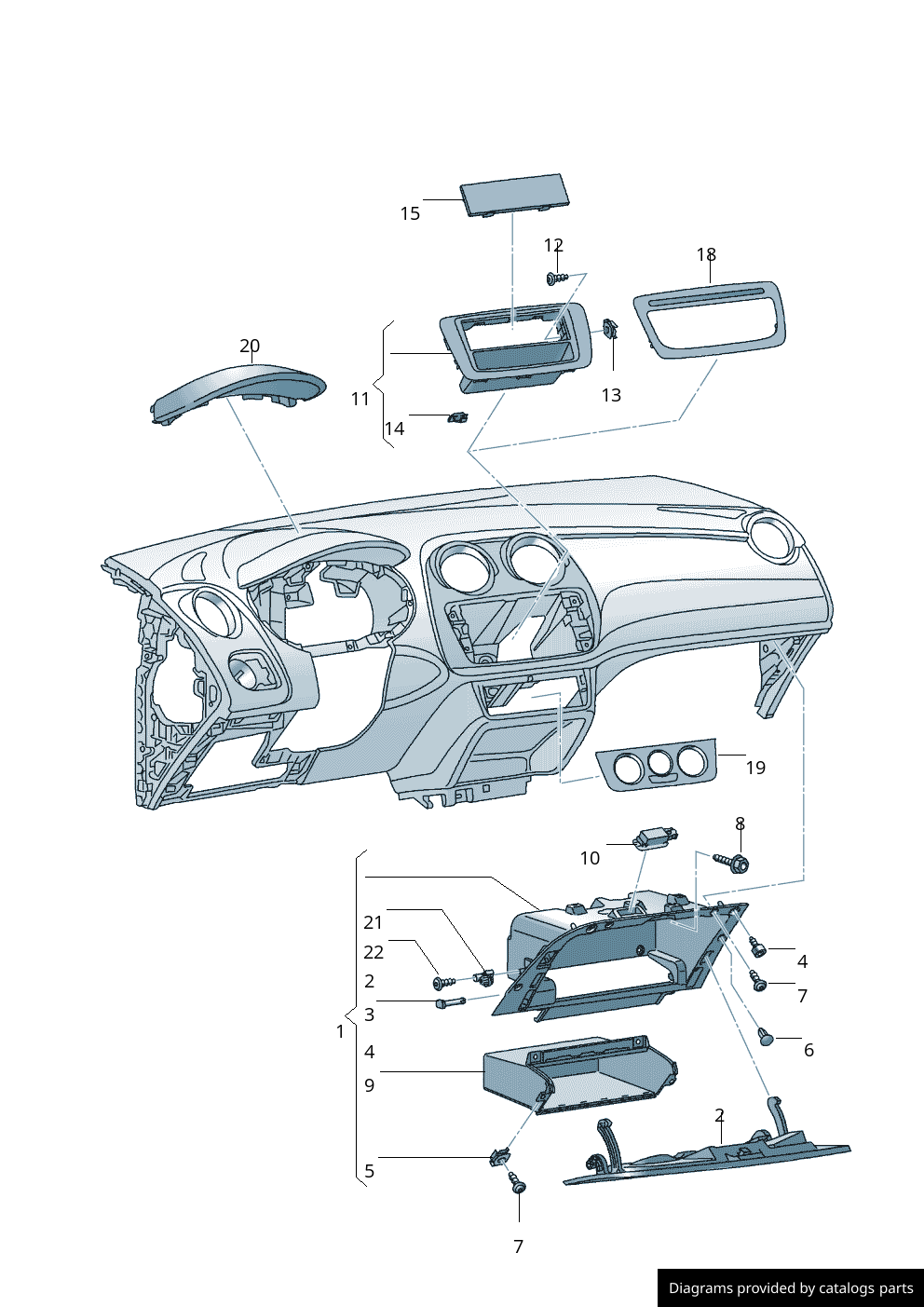 Car part diagram