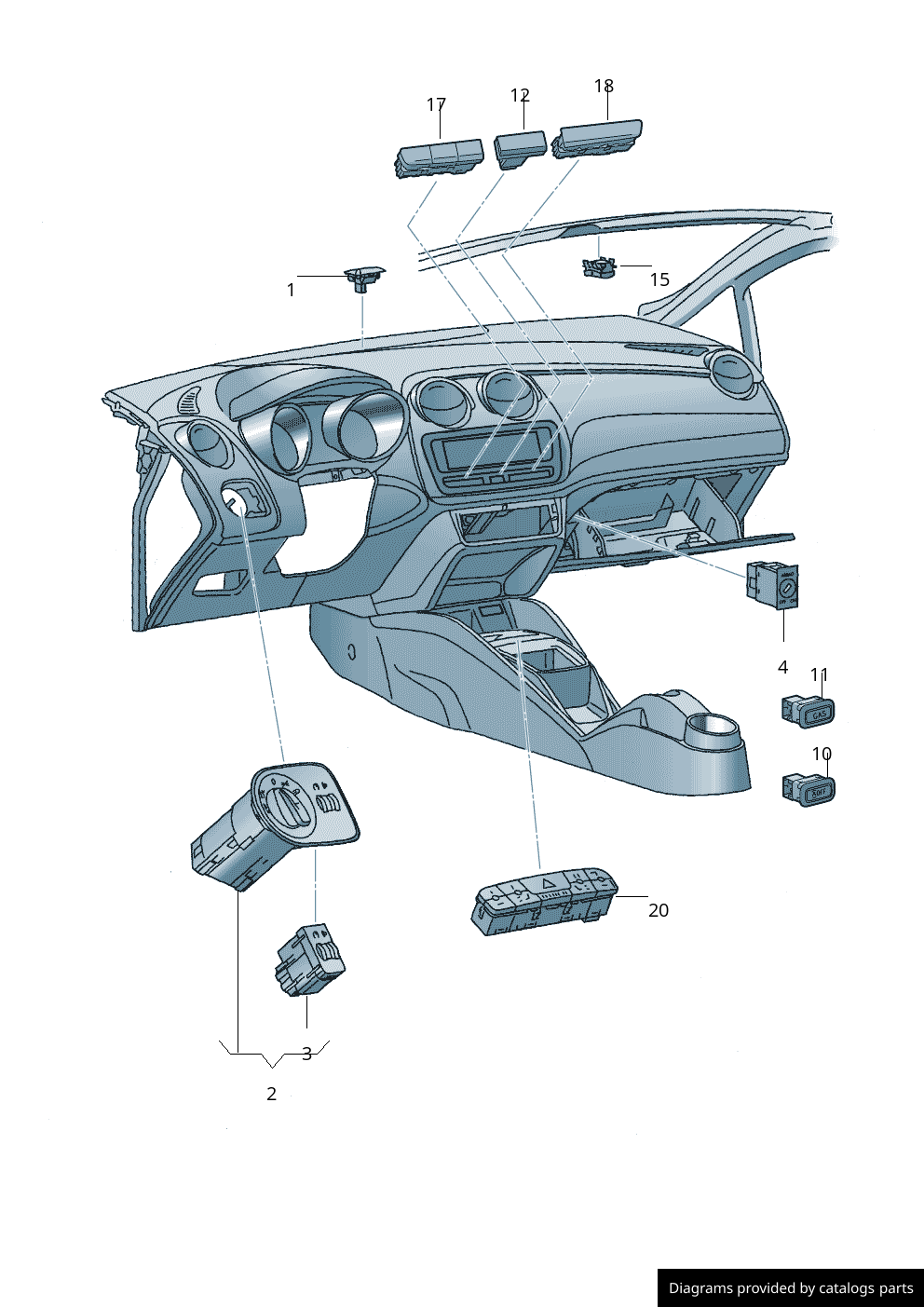 Car part diagram