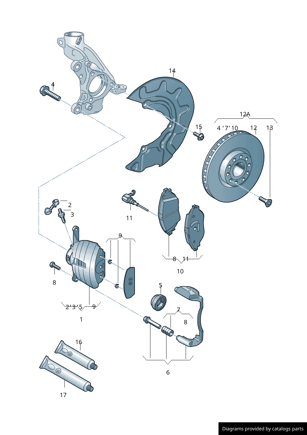 Car part diagram