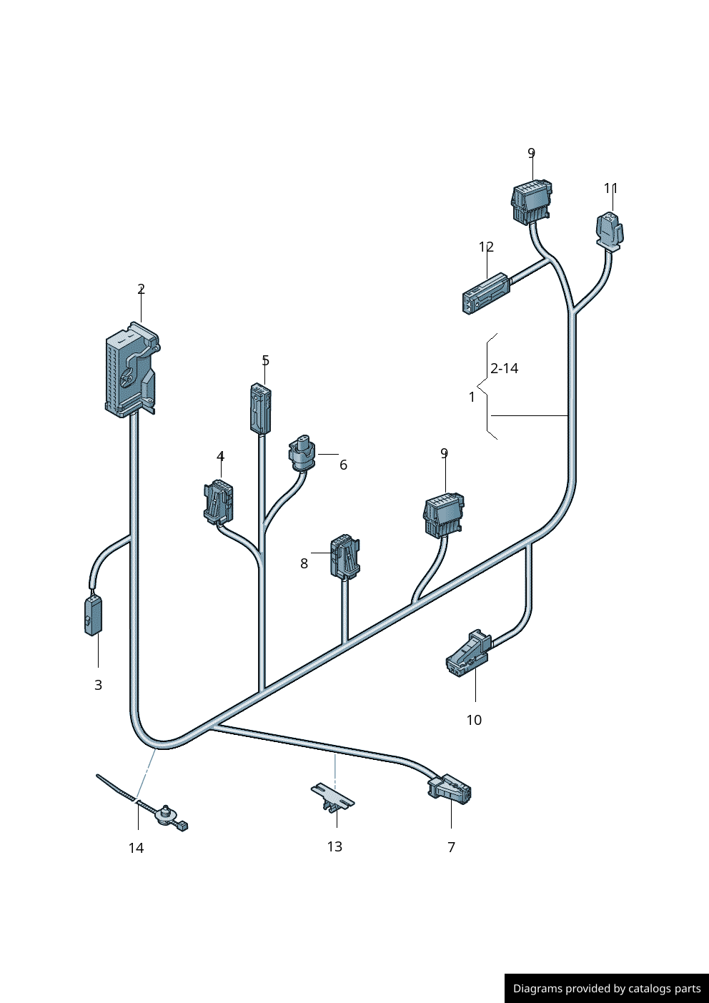 Car part diagram
