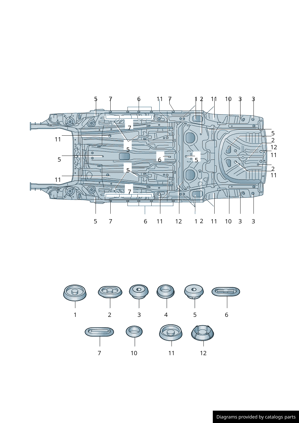 Car part diagram